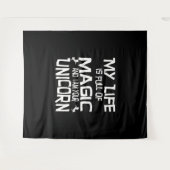 ユニコーン生活 タペストリー (正面(横))