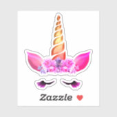 ユニコーン目のまぶし シール (シート)