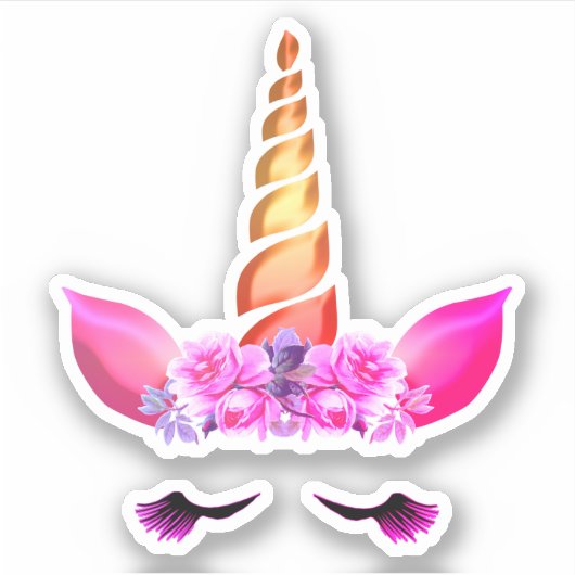 ユニコーン目のまぶし シール (正面)