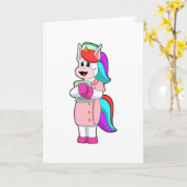 ユニコーン看護師 カード (黄色い花)