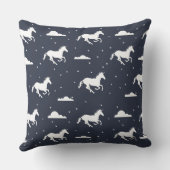 ユニコーン真夜中のスカイパターン クッション (裏面)