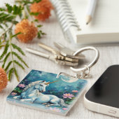 ユニコーン神秘的な庭園 キーホルダー (正面右)