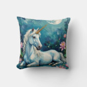ユニコーン神秘的な庭園 クッション (正面)