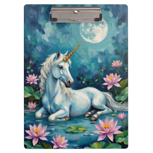 ユニコーン神秘的な庭園 クリップボード (正面)