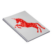 ユニコーン神話の生き物のおとぎ話 ノートブック (右側)