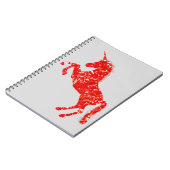 ユニコーン神話の生き物のおとぎ話 ノートブック (左側)