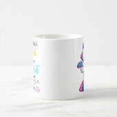 ユニコーン私は私のお尻をファート吹していないキス コーヒーマグカップ (中央)