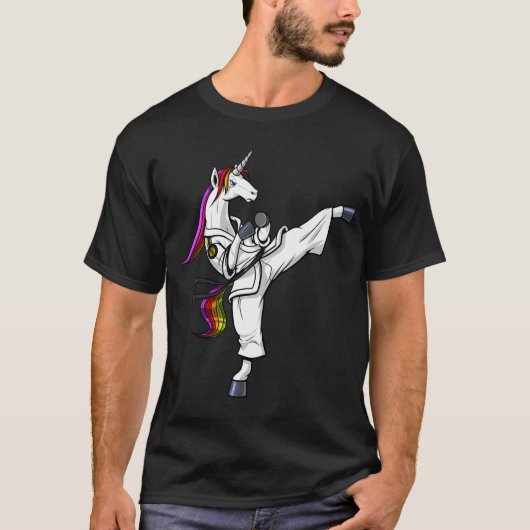 ユニコーン空手忍者 Tシャツ (正面)