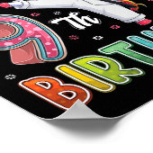 ユニコーン空手9誕生日9 9歳テクウ ポスター (角)