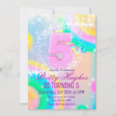 ユニコーン第5誕生日招待状 招待状 (正面)