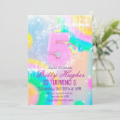 ユニコーン第5誕生日招待状 招待状 (スタンド正面)