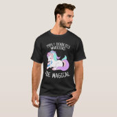 ユニコーン糖尿病戦士のギフト Tシャツ (正面フル)