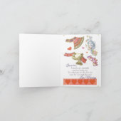 ユニコーン紙の人形,娘にバレンタイン シーズンカード (内部)