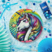 ユニコーン紙プレート! ペーパープレート (パーティー)