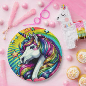 ユニコーン紙プレート! ペーパープレート (パーティー)