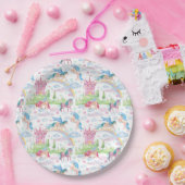 ユニコーン紙プレート ペーパープレート (パーティー)