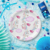 ユニコーン紙プレート ペーパープレート (パーティー)