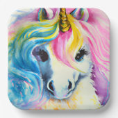 ユニコーン紙プレート ペーパープレート (正面)