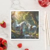 ユニコーン紙 スタンダードランチョンナプキン (インサイチュ)