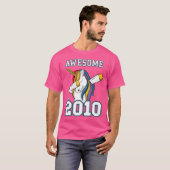 ユニコーン素晴らしダビング2010年誕生日お尻ホ Tシャツ (正面フル)