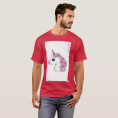 ユニコーン絵文字の友達 Tシャツ (正面フル)