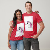 ユニコーン絵文字の友達 Tシャツ (ユニセックス)