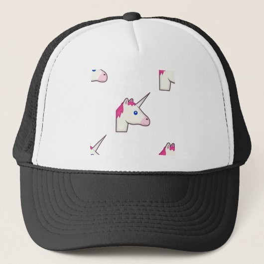 ユニコーン絵文字 キャップ (正面)