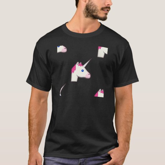 ユニコーン絵文字 Tシャツ (正面)