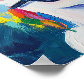 ユニコーン絵画の ポスター (角)