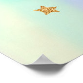 ユニコーン背景ポスター ポスター (角)