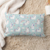 ユニコーン腰枕 ランバークッション (ブランケット)