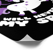 ユニコーン膵がんおもしろい ポスター (角)