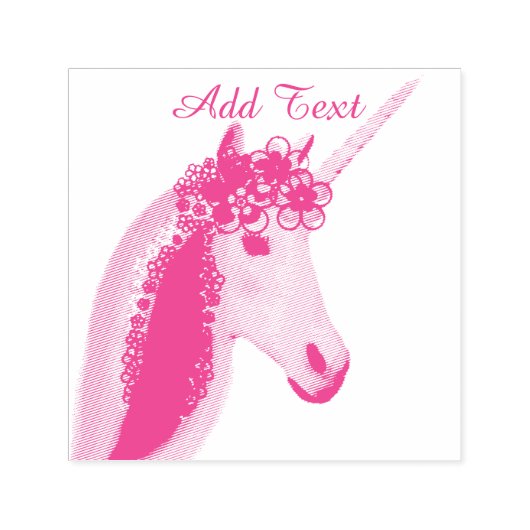 ユニコーン自己インク印鑑 セルフインキングスタンプ (デザイン)