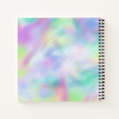 ユニコーン自転車モノグラムスケッチブックノートブック ノートブック (裏面)