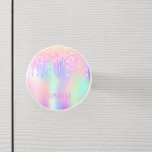 ユニコーン色のグリッタードリップスガール