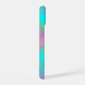 ユニコーン虹の金属箔効果 iPhone 15ケース (右側面)