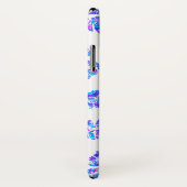 ユニコーン虹色の紫色のフォイル金属キス唇 Case-Mate iPhoneケース (裏面/右)