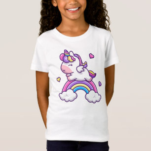 ユニコーン虹 Tシャツ