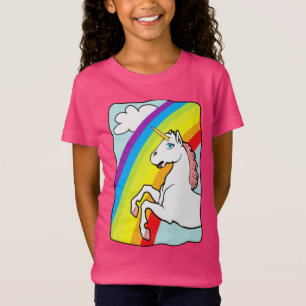 ユニコーン虹 Tシャツ