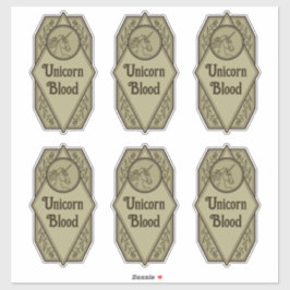 ユニコーン血ポーションボトルラベル シール