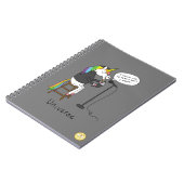 ユニコーン詩人おもしろ ノートブック (左側)