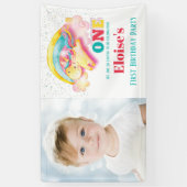 ユニコーン誕生パーティーの写真家 横断幕 (縦)