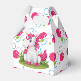 ユニコーン誕生日お願いボックスとメッセージ フェイバーボックス