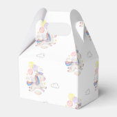 ユニコーン誕生日の好意ボックスfor Girlsパーティー フェイバーボックス (裏面サイド)
