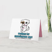 ユニコーン誕生日の願いカスタマイズ可能なカード カード (裏面)