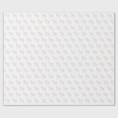 ユニコーン誕生日ガールズパステル ラッピングペーパー (フラット)