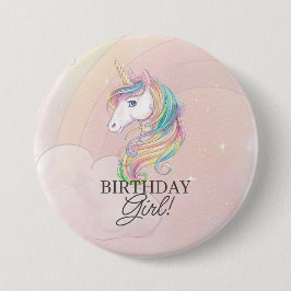 ユニコーン誕生日ガールピン 缶バッジ