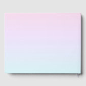 ユニコーン誕生日ゲストブック1stバースデーブック ゲストブック (裏面)