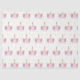 ユニコーン誕生日パターンティッシュペーパー 薄葉紙