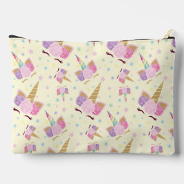 ユニコーン誕生日パターン アクセサリーポーチ